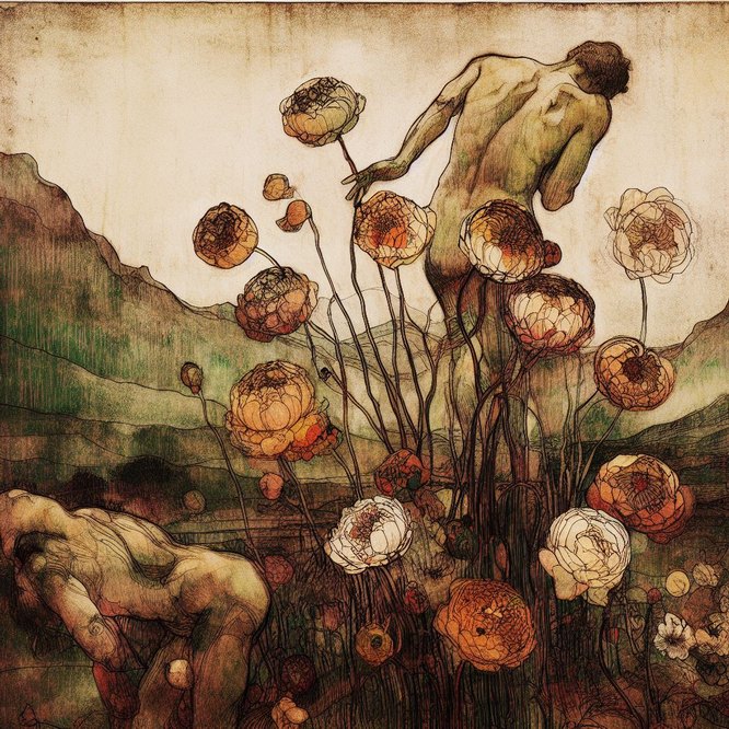 A romlás virágai (Baudelaire + Schiele)